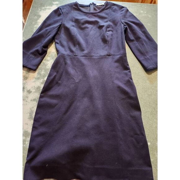 M.M.LaFleur Lena Ponte galaxy blue Dress sz 2 - Picture 2 of 4